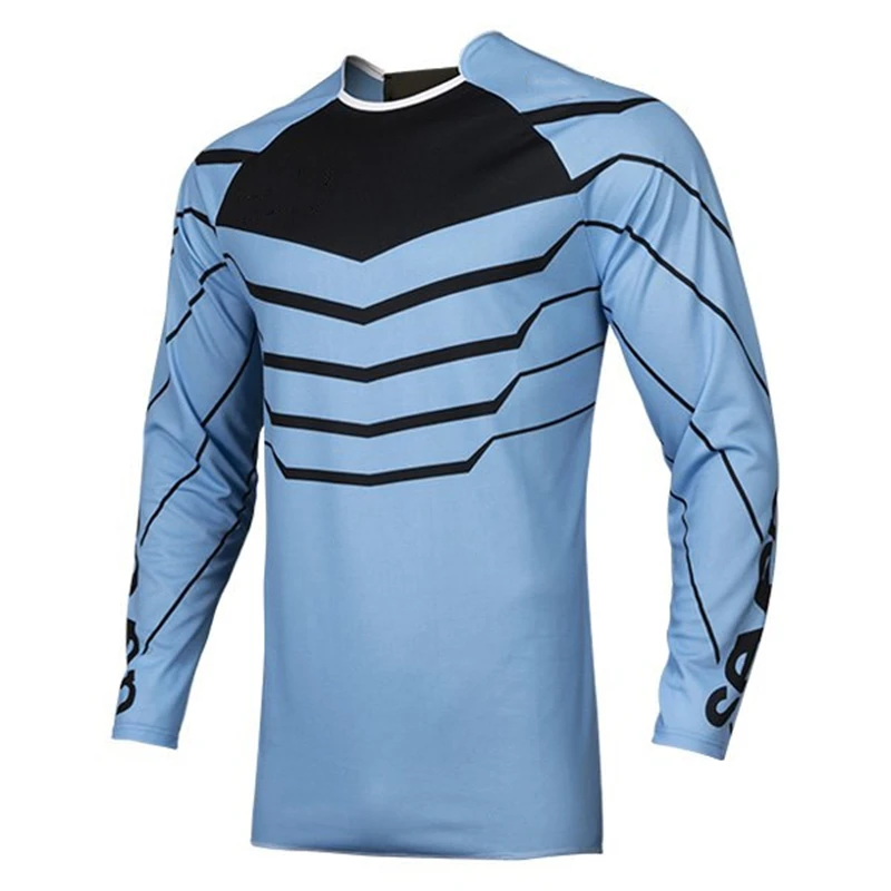 thumbnail image 1 of Camiseta de ciclismo profesional para hombre 2022 de secado rápido para motocross, descenso, bicicleta de montaña, DH, ropa de motocicleta, camisetas de MTB, 1 of 4