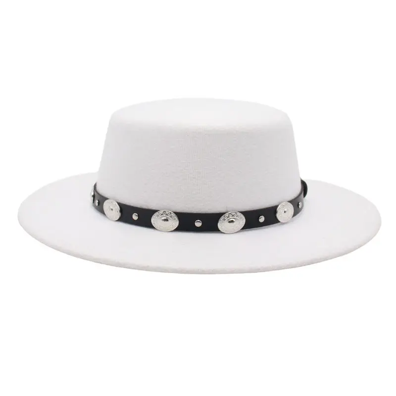 

Designer Brand Men's and Women's Spring and Autumn Jazz Hat Sunshade Flat Cap Gorras Para Hombres 모자 Casquette Homme