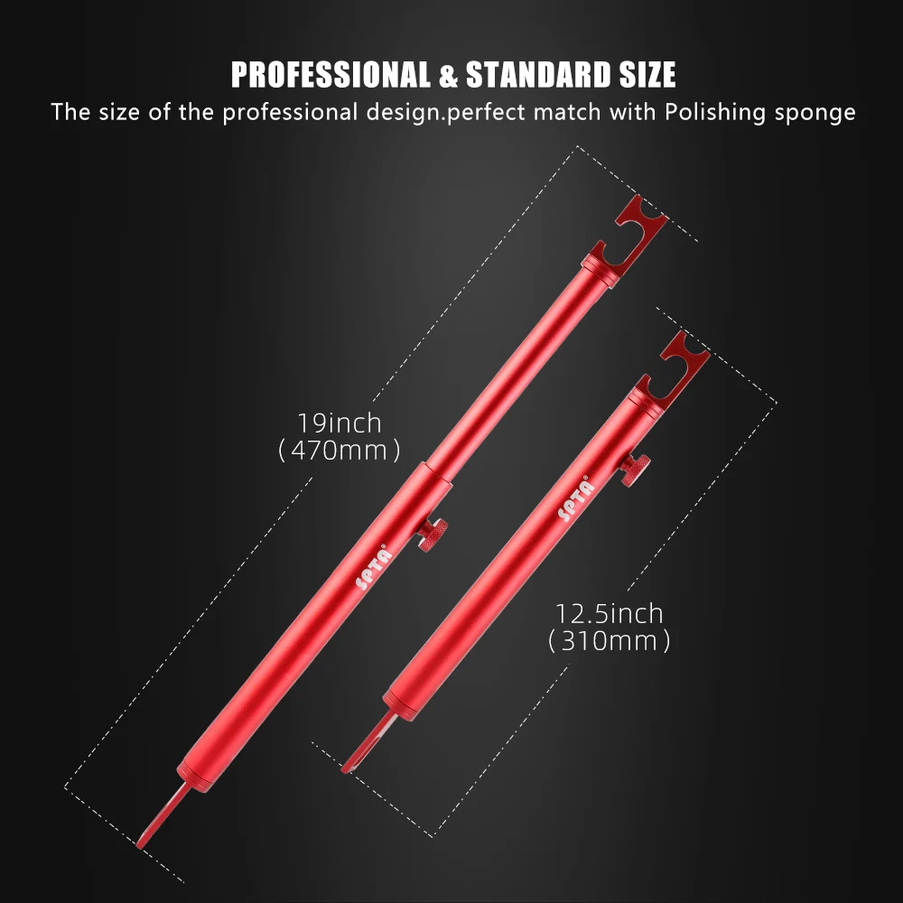 SPTA Support Rod for Car Polishing Retractable Aluminum Support Bar Vehicle Door Fixing Pole Adjustable Bar Automobiles car polishing support rod