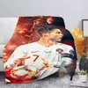 C-Cristiano Ronaldo Fluffy Blanket Cobija Double Bed Blankets for Baby Bedspreads and Coverlets Home and Decoration Halloween 1