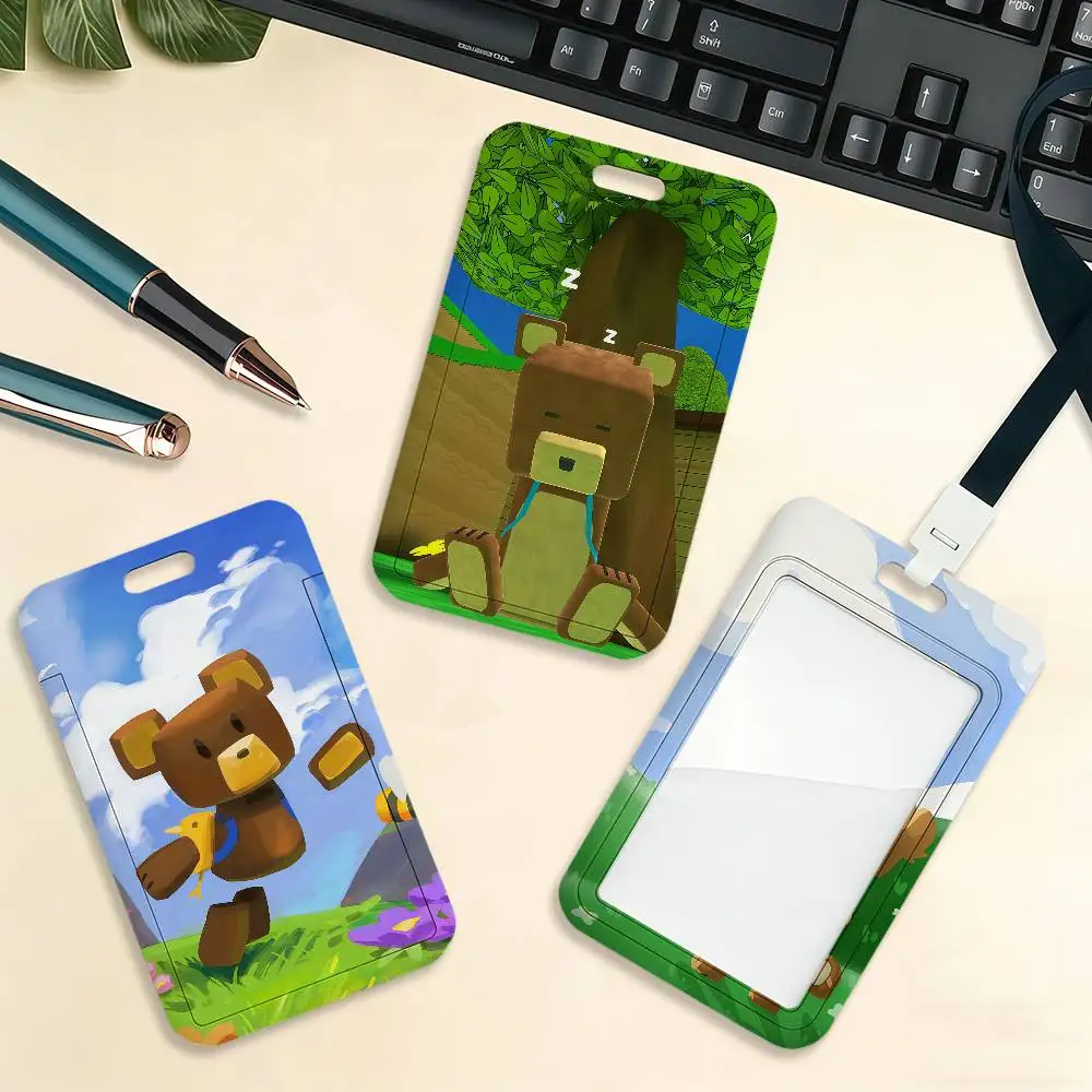 게임 S-Super Bear A-어드벤처 카드 홀더는 ID 카드, 은행 카드, 대중교통 카드 및 업무용 카드에 적용 가능합니다.