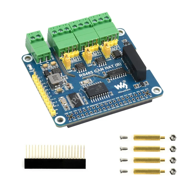 Isolado Pode Expansão Hat Dual Rs485 Raspberry pi Multi Circuitos de Proteção a Bordo Rs485 - Imagem 4
