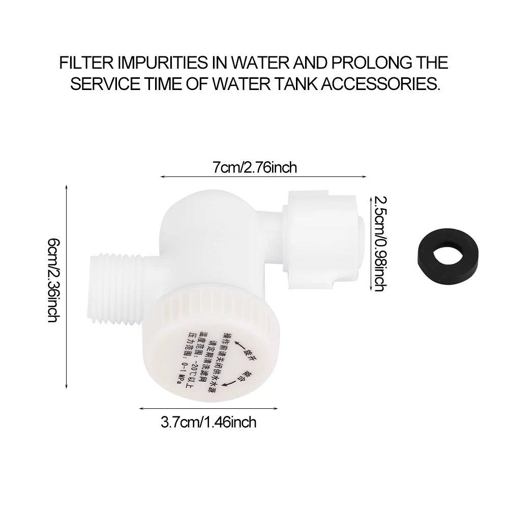 1PC Toilet Filter Toilet Inlet Valve Water Filter Fitting Stainless Steel Mesh Bathroom Accessory