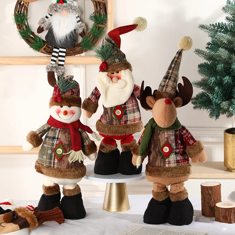 Papã Noel Un MuÃ±eco De Tela Santa Claus MuÃ±eco NavideÃ±o