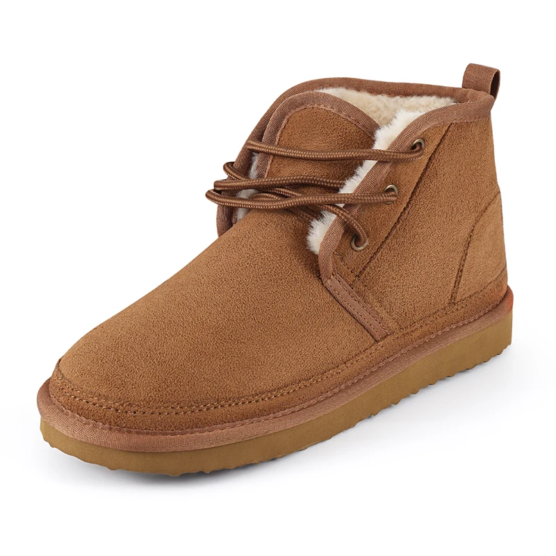 Waterproof Fuzzy Snow Boots Women Ankle Boots