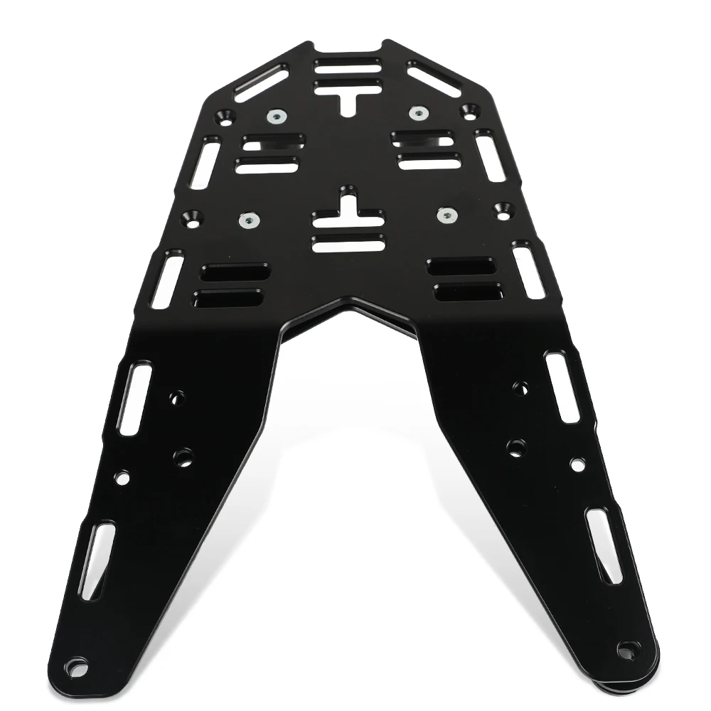 Enhanced Rear Luggage Rack for Motorcycles - Durable and Versatile Motorcycle Accessory