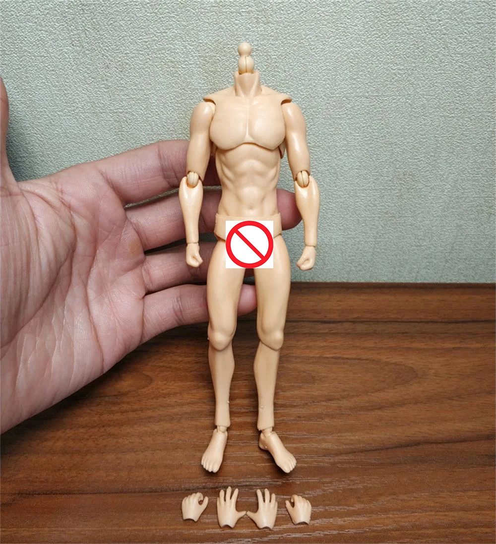 MCCToys 1/12 Scale Male Body Doll Narrow Shoulder Action Figure Model Set  6inch