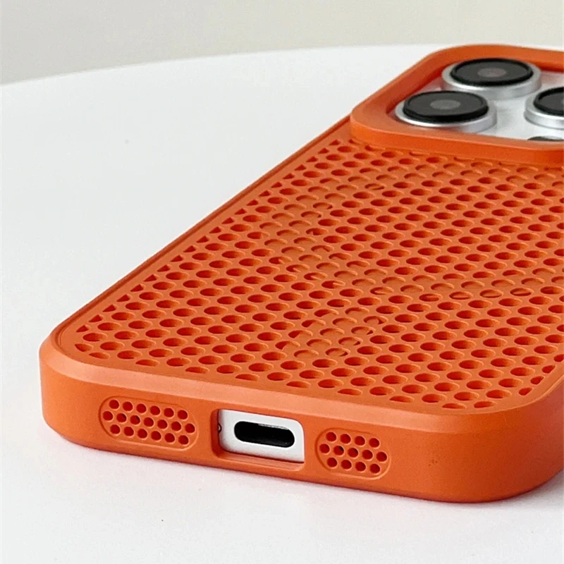 Ultra Thin Heat Dissipation Magnetic Matte Shockproof Case - Mesh Design, Hard PC Cover