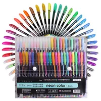 12/24Pcs Metallic Glitter Colors Gel Pens For School Office Adult Coloring Book Journals Drawing Art Markers Promotion Pen 1