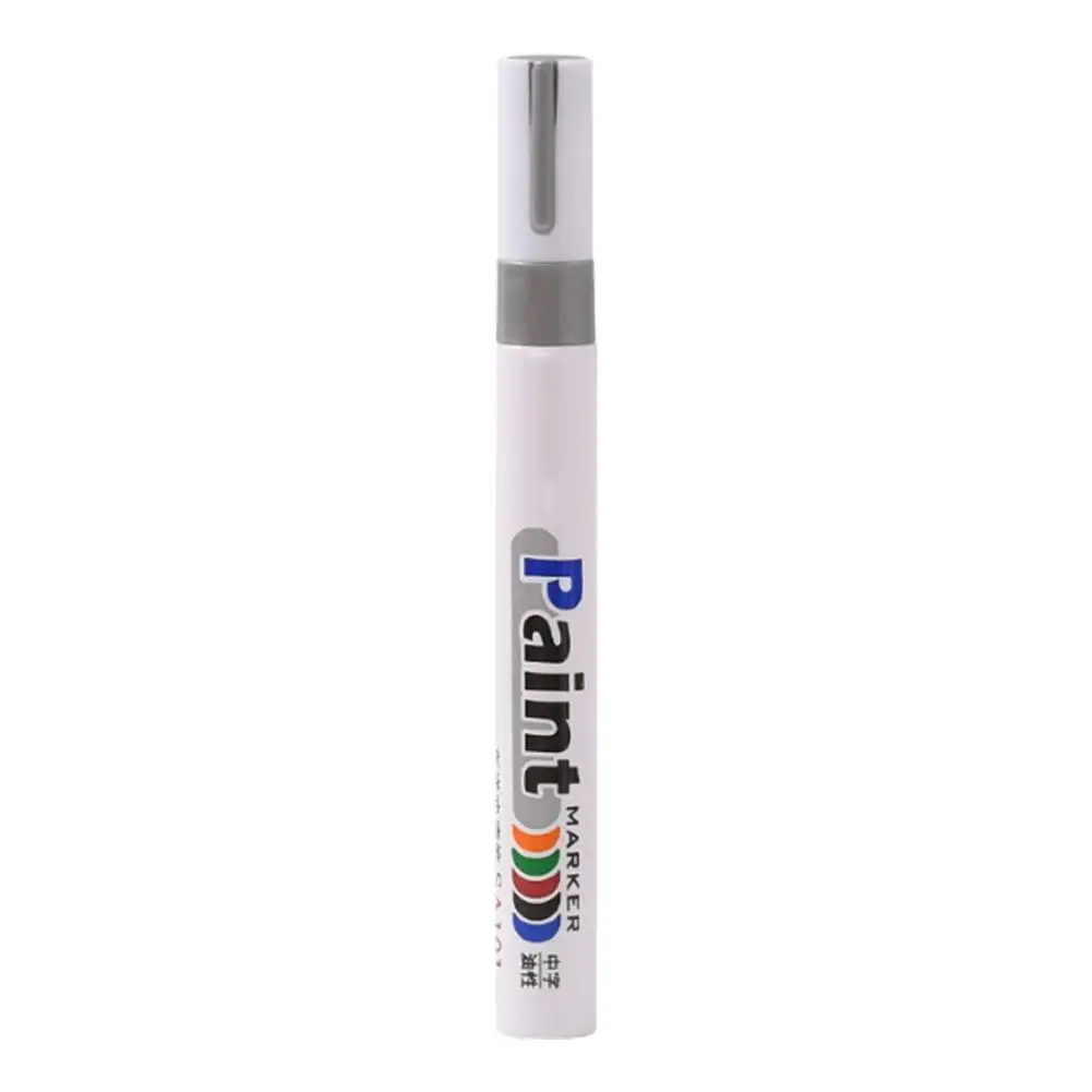 Paint Pen Waterproof Cars Wheel Tire Oily Mark Pen Paint Tyre Quick Marker Dry Graffiti Auto DIY Marker Rubber M2U1