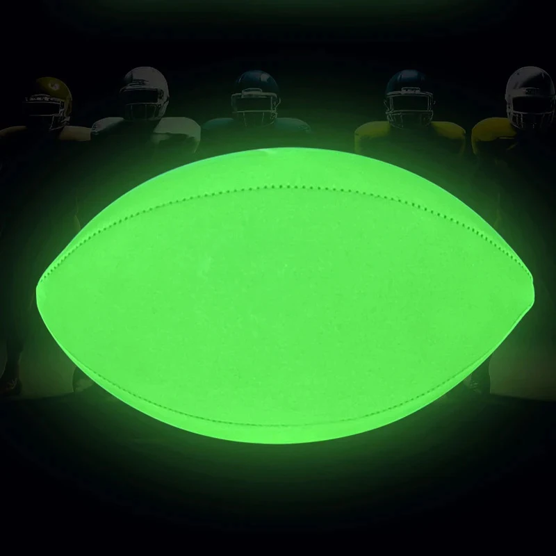 

Size 6 Training Luminous Rugby Ball Professional Grade Ball Ideal Toss Kick Practice For Youth & Adult Indoor Outdoor Use