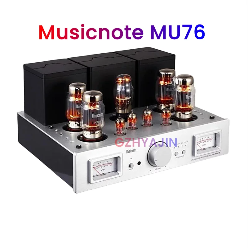 

Усилитель мощности желчного пузыря Musicnote MU76 45 Вт * 2, Электронная трубка HIFI, сбалансированный вход KT88, усилитель желчного пузыря