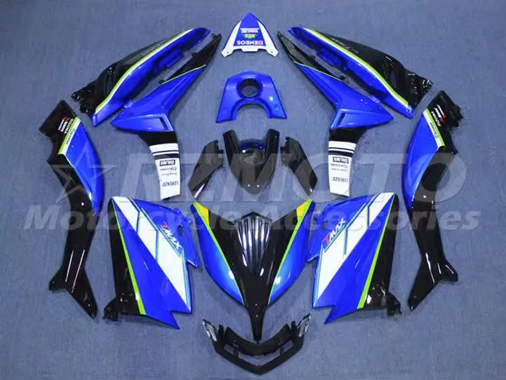 

New ABS Whole Motorcycle Fairings Kit Fit For YAMAHA Tmax 530 2015 2016 15 16 Bodywork Set Custom Cool Blue
