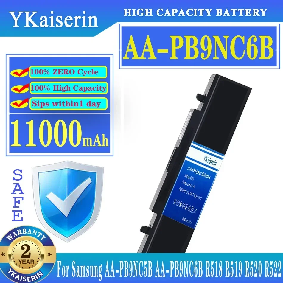 

YKaiserin Battery AAPB9NC6B 11000mAh For Samsung AA-PB9NC5B AA-PB9NC6B R518 R519 R520 R522 R540 R580 R610 R620 R700 R425 R430