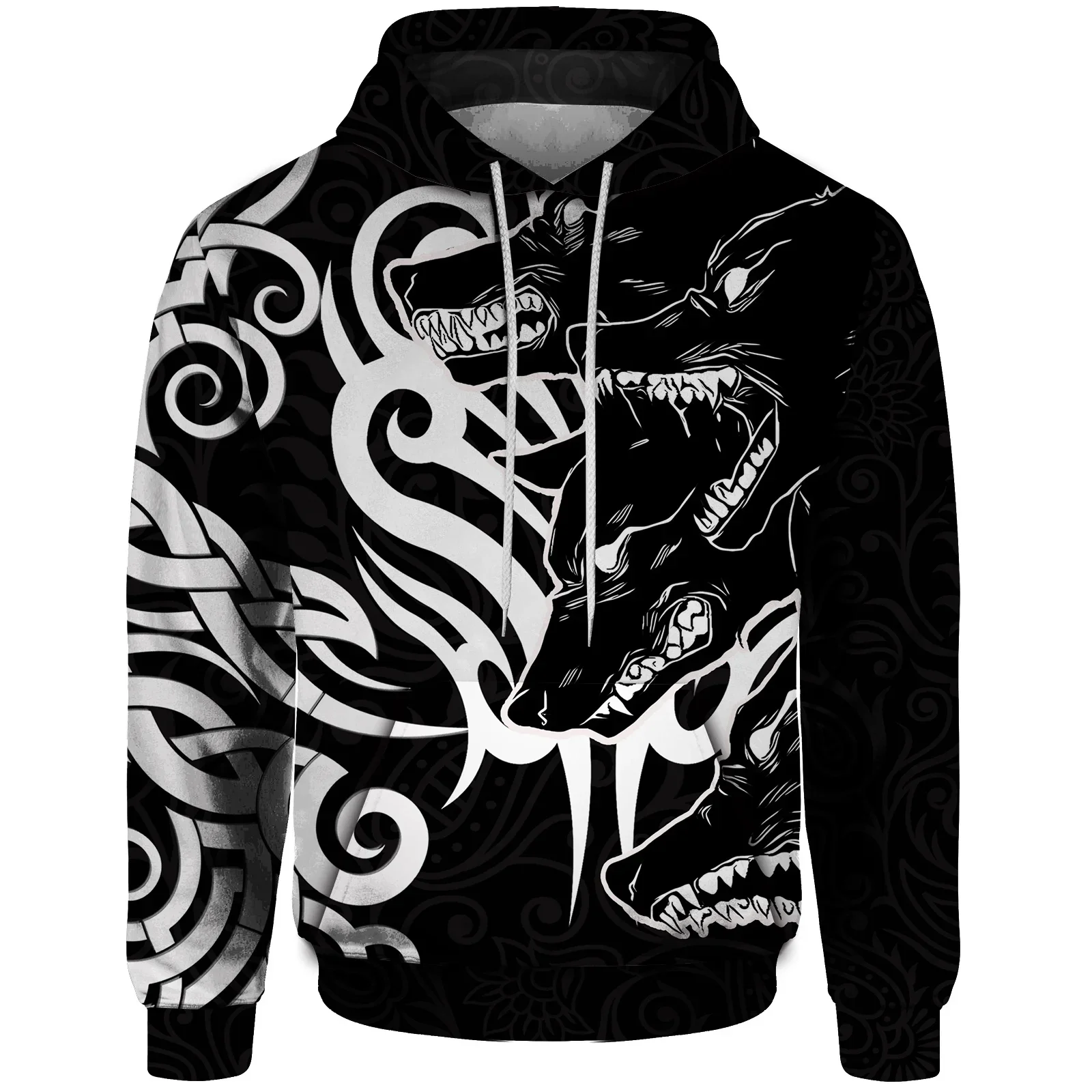Trendy and Comfortable New in Hoodies & Sweatshirts Stylish Black Panther Print Sweatshirts for Men Casual and Versatile Hoodie