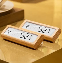 

2022 Wholesale Advertising A Frame Desk Table Menu Card Slanted wood price tag display stand holder sign