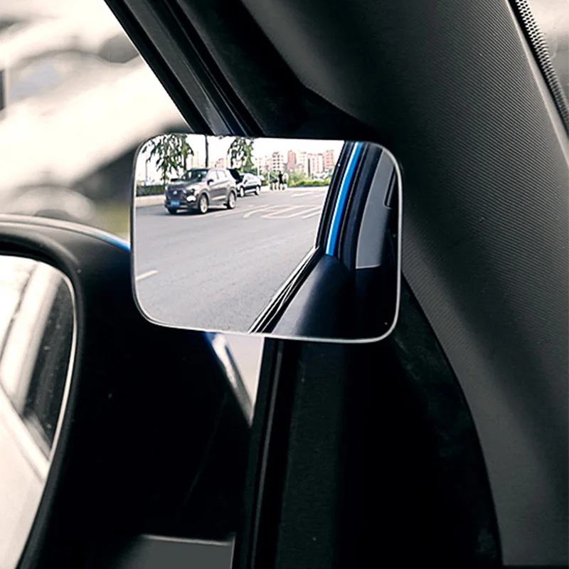 Car Front And Rear Wheel Blind Spot Small Round Mirror 360 Degree