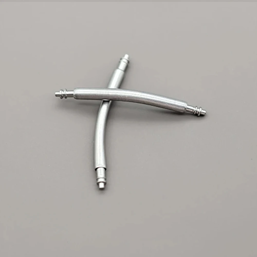 20PCS Curved Stainless Steel Spring Bars for Watch Strap Buckles, 1.8mm Diameter, 16mm-26mm Width Range