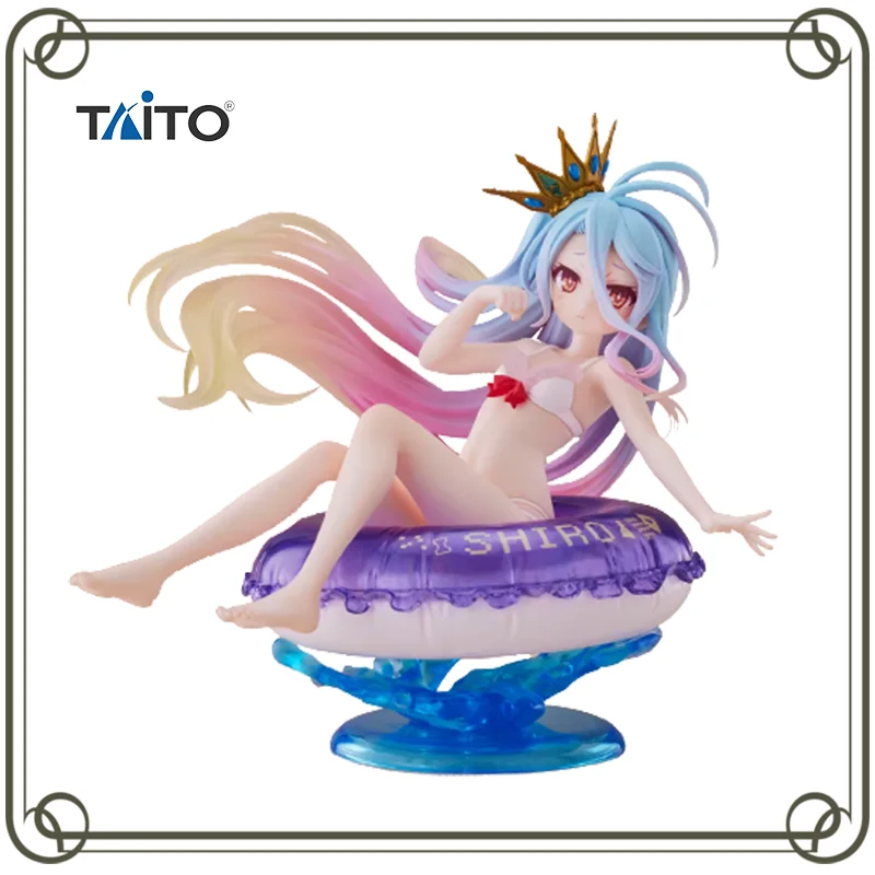 

Original TAITO AFG Shiro No Game No Life Swim wear Anime Figure Kids toy Christmas gift