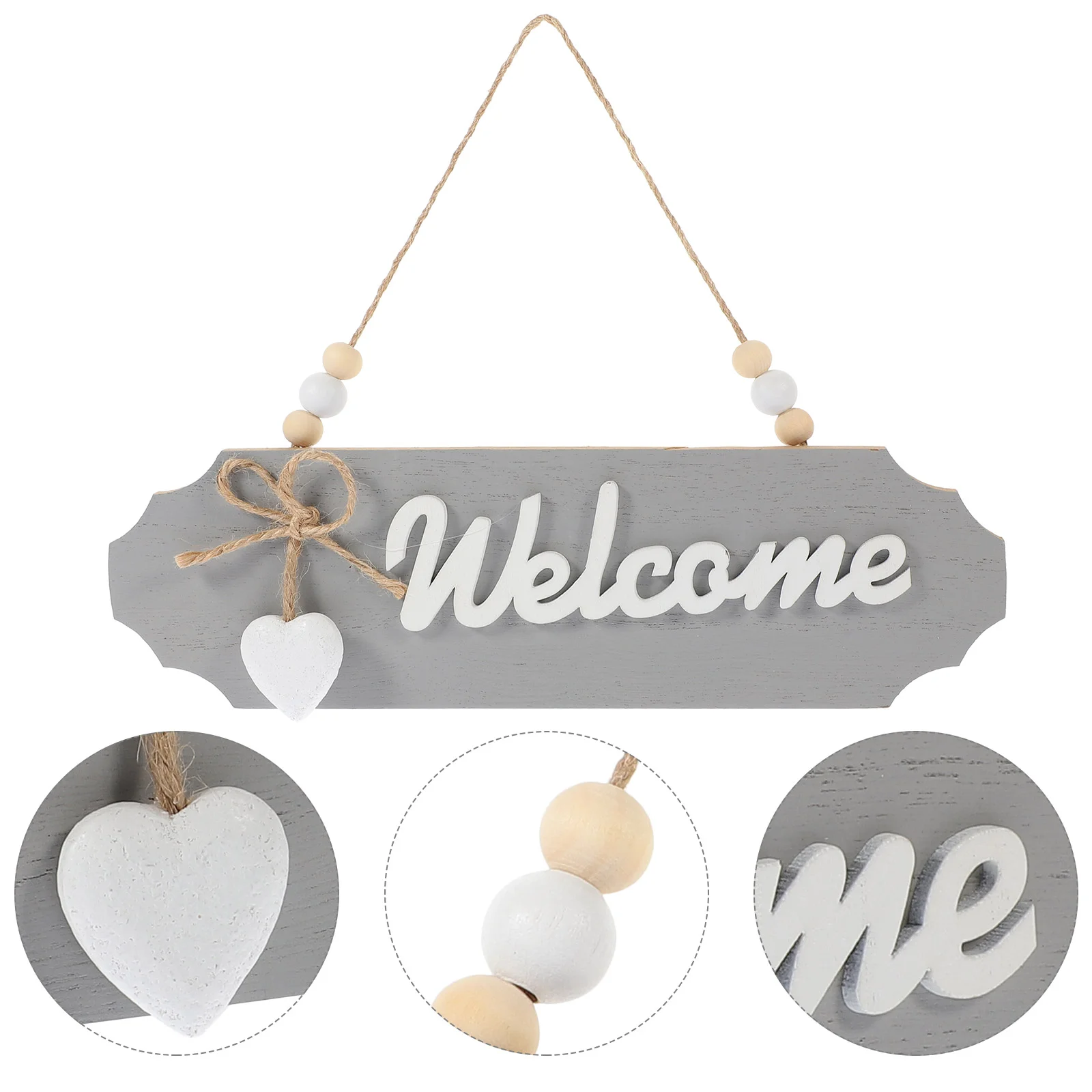 

Double Sided Store Sign Home Decor Welcome for Front Door Outdoor Retro Signs Home Wood Decorations