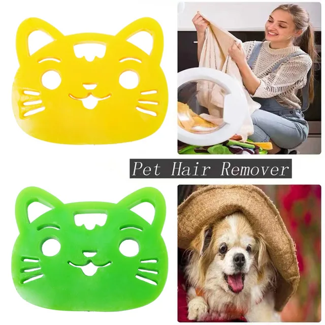 Reusable Pets Hair Remover Washing Machine Catcher Pet Fur Lint Catcher Filtering Ball Reusable Cleaning Laundry Accessories 2pcs random color B