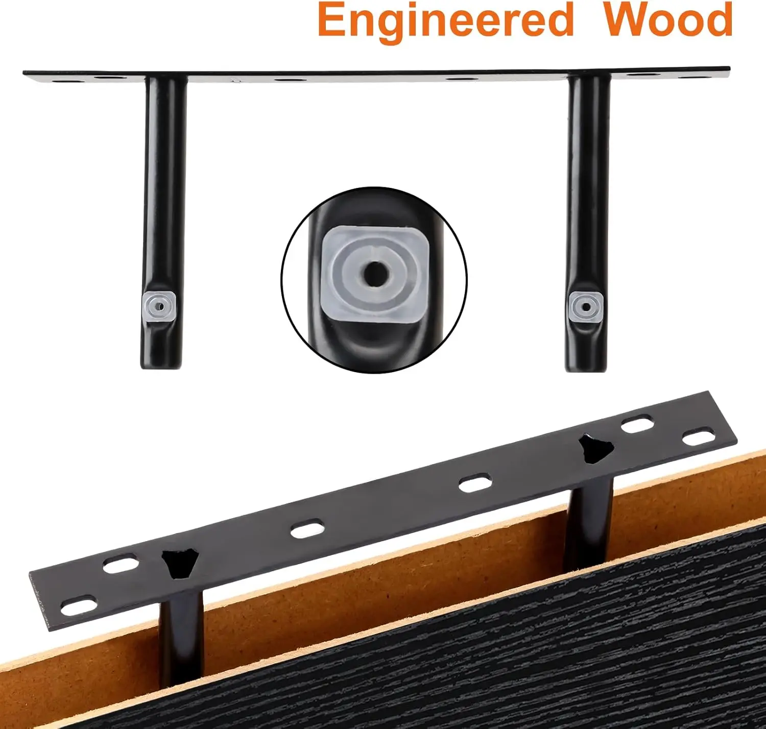 Fixwal Floating Shelves for Wall, Wall Mounted Rustic Wood Shelves for Bathroom, Living Room, Bedroom and Kitchen, Wall Shelves 4