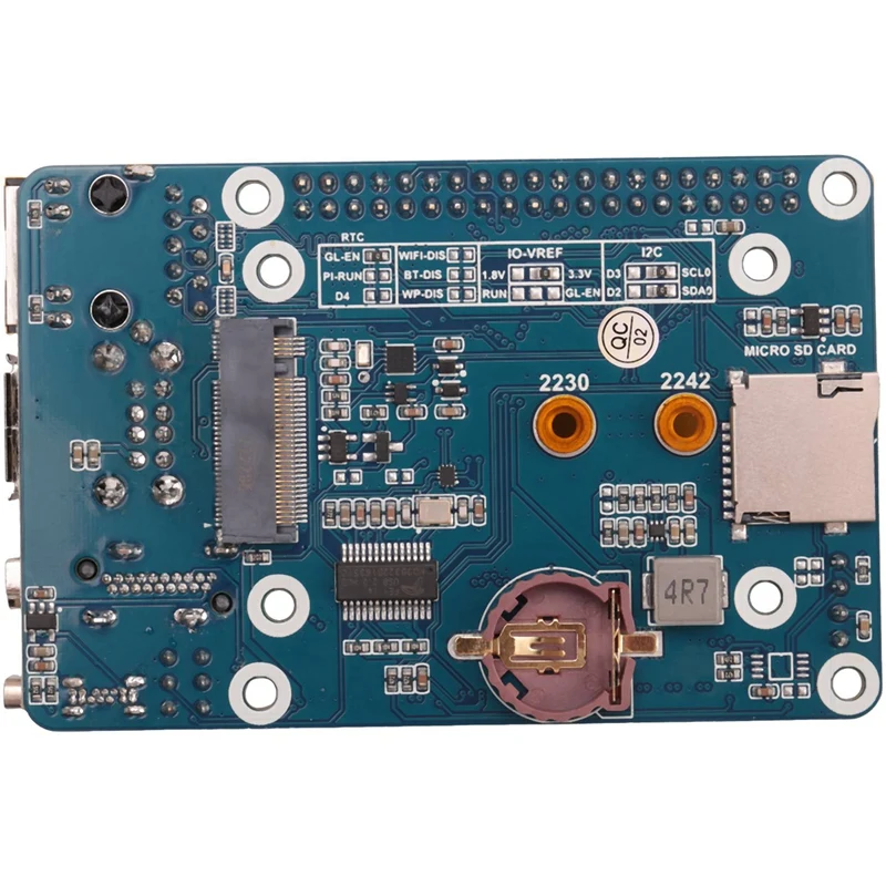 Waveshare CM4-IO-BASE-C Ȯ ,   CM4 ⺻ Ȯ ,   RJ45 + M.2 M Ű