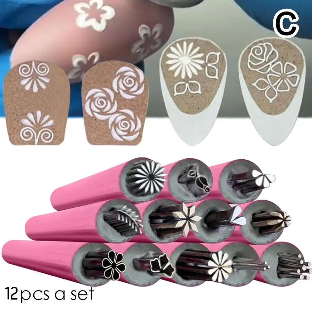 6PCS Creative Nail Art Stamp Pen Sets For DIY Enthusiasts Professional Simple Nail Graffiti Art Ornament Tool For Girl And M3Q6