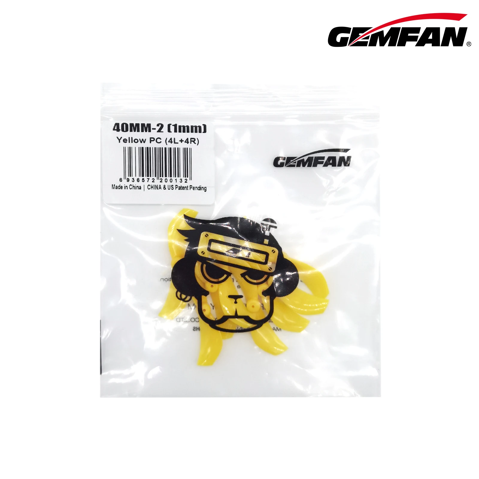 Hélices Gemfan 1610-2 40mm 1.6 pouce 2 pales pour drone FPV micro