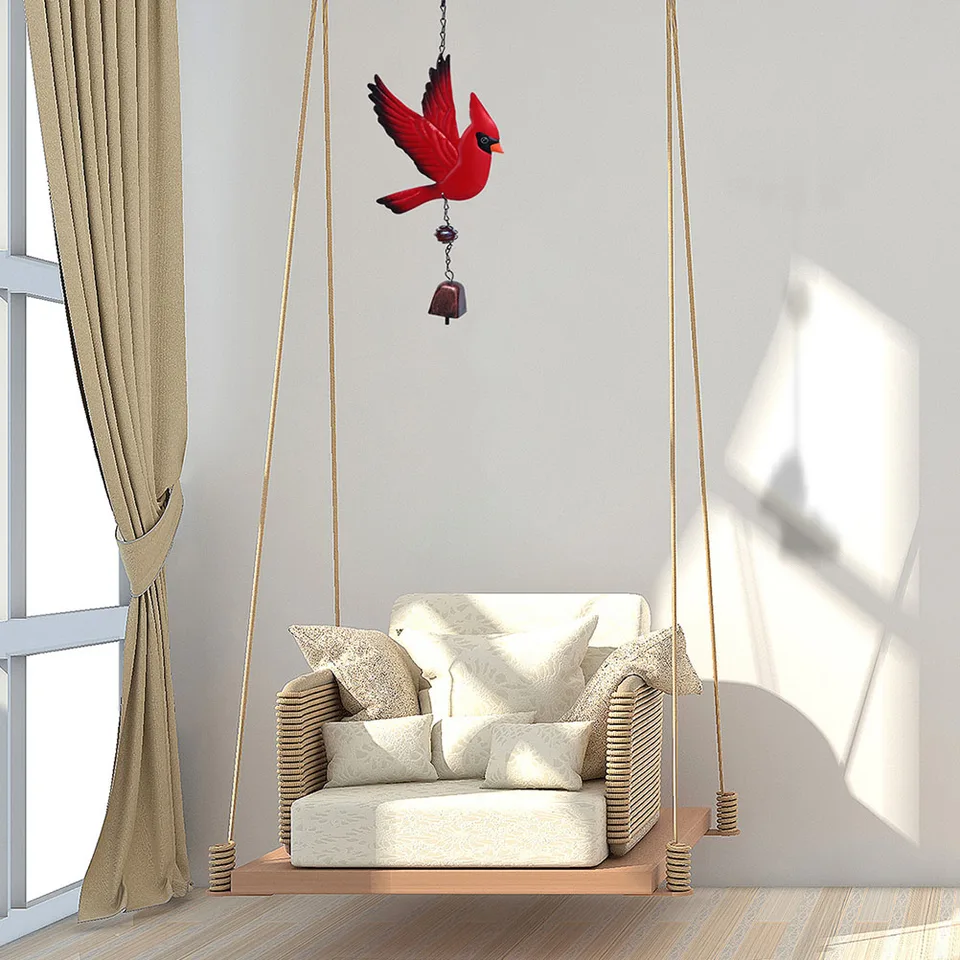 鉄風鈴鳥風鈴装飾ぶら下げ美しい音絶妙なギフトレトロハウス