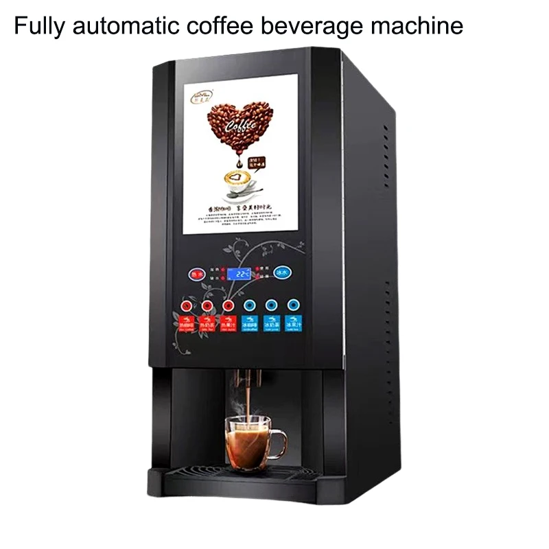 

Commercial Hot Cold Beverage Machine Drinking Machine Milk Tea Coffee Machine 220V Small Automatic Instant Coffee Machine