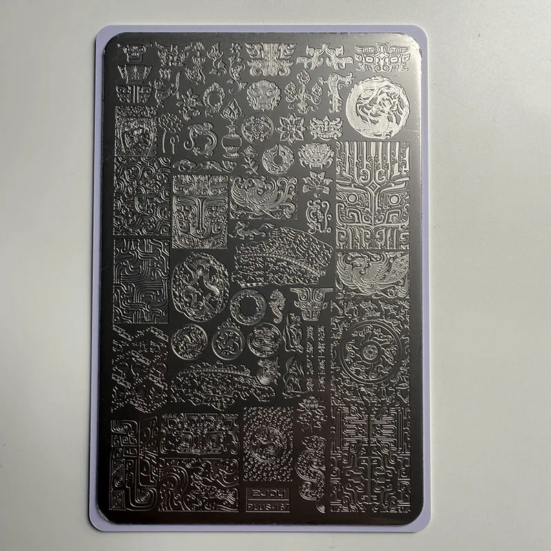 Nail art stamping plates XMQ bubbles templates tools