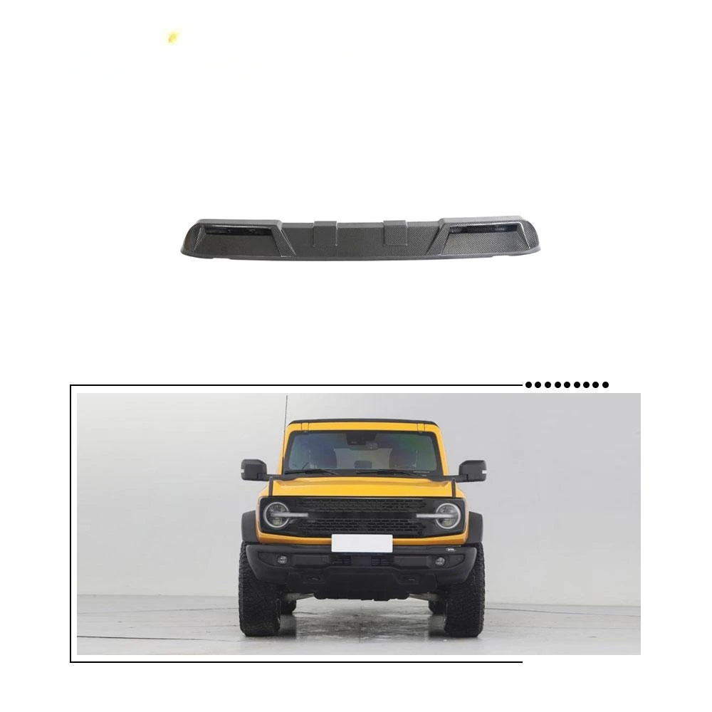 

Carbon Fiber Front Roof Spoiler Wing for Ford Bronco 2021-2023