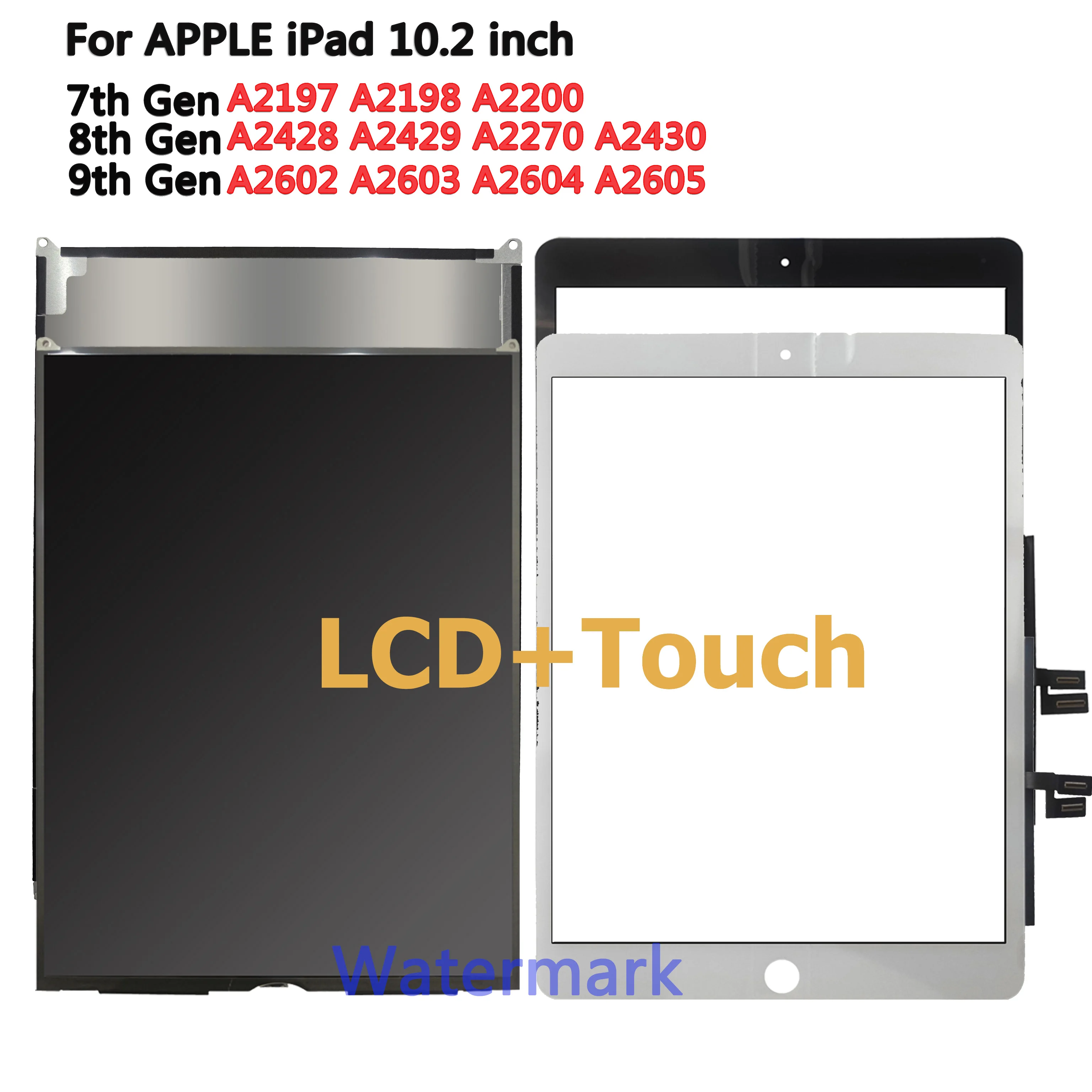10.2 インチ LCD iPad 10.2 2019 第 7 世代 A2197 A2198 /8th