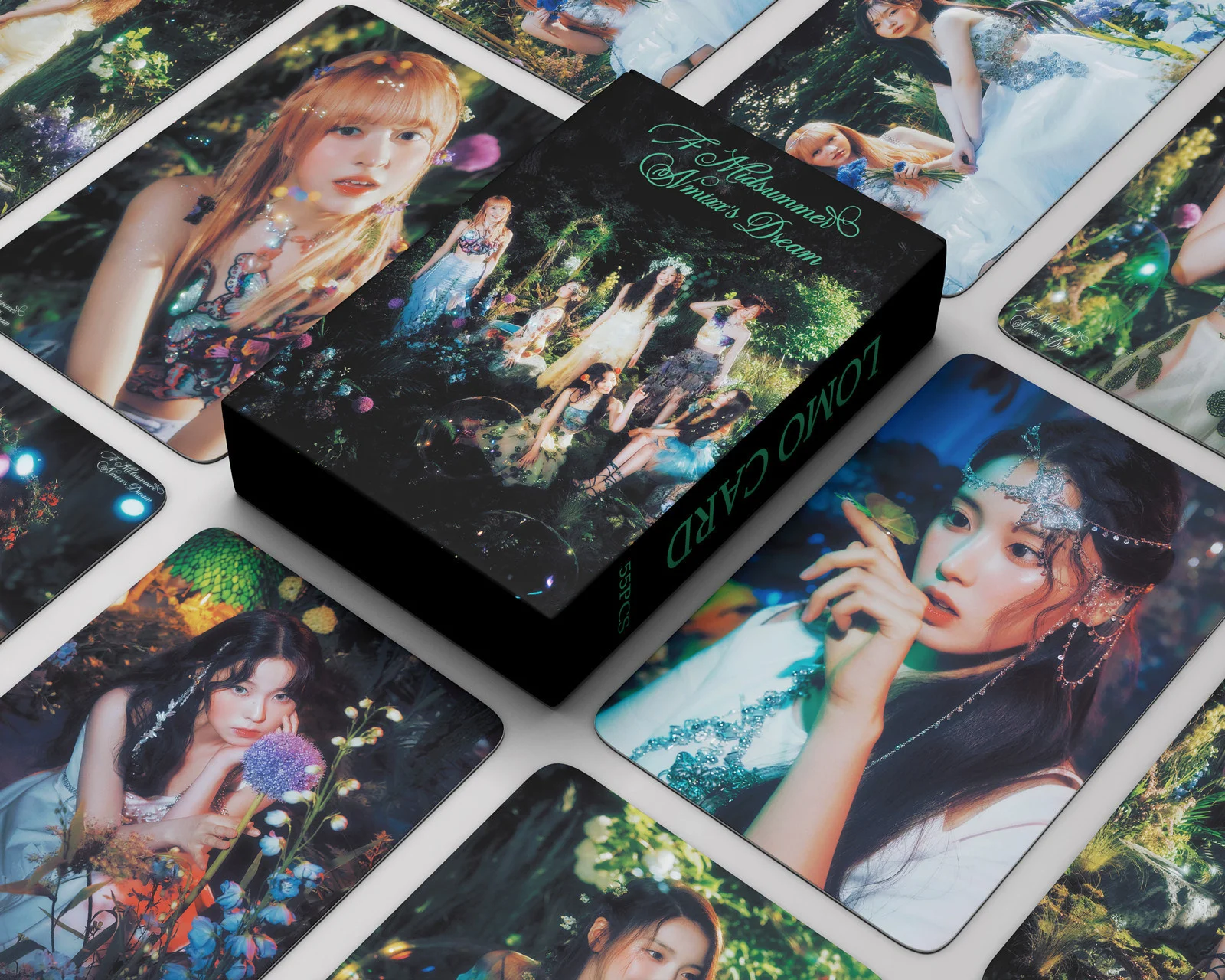 55 шт. KPOP NMIXX Фотокарточка новый альбом A Midsummer Dream Photo LOMO Card NMIXX карты картины Поклонники подарок