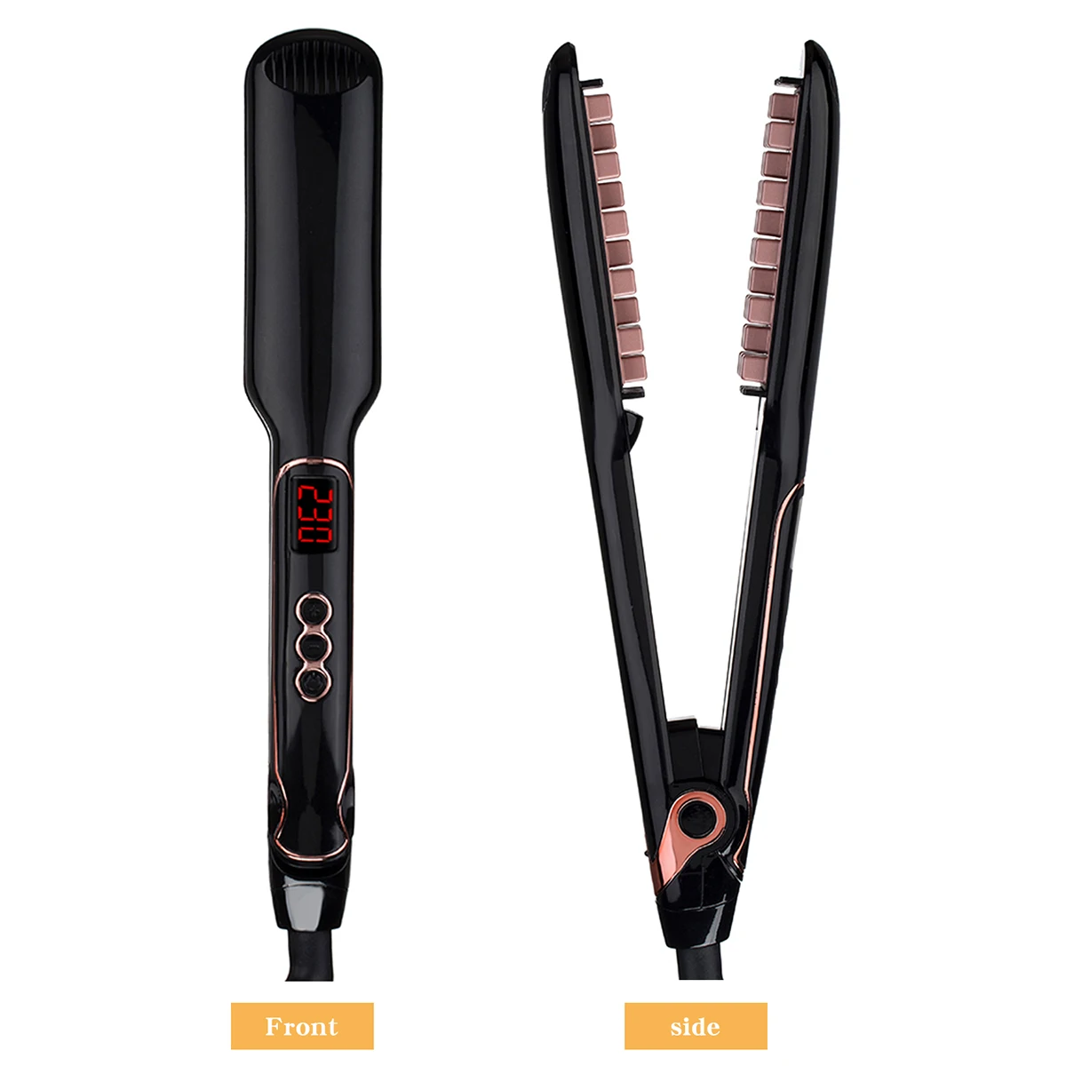Volumizing do Cabelo Alisador de Cabelo Estilo de Cabelo 2 em 1 Ferro Curling Cerâmica Crimper Ondulado Modelador Liso 3d Fofo Ferramenta 8 Computers & Electronics