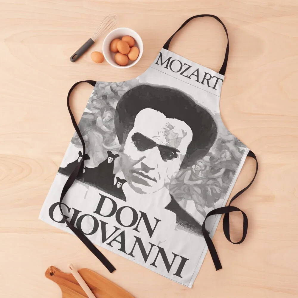 Don Giovanni Apron Woman Work Ladies Kitchenware with personal logo Apron personal