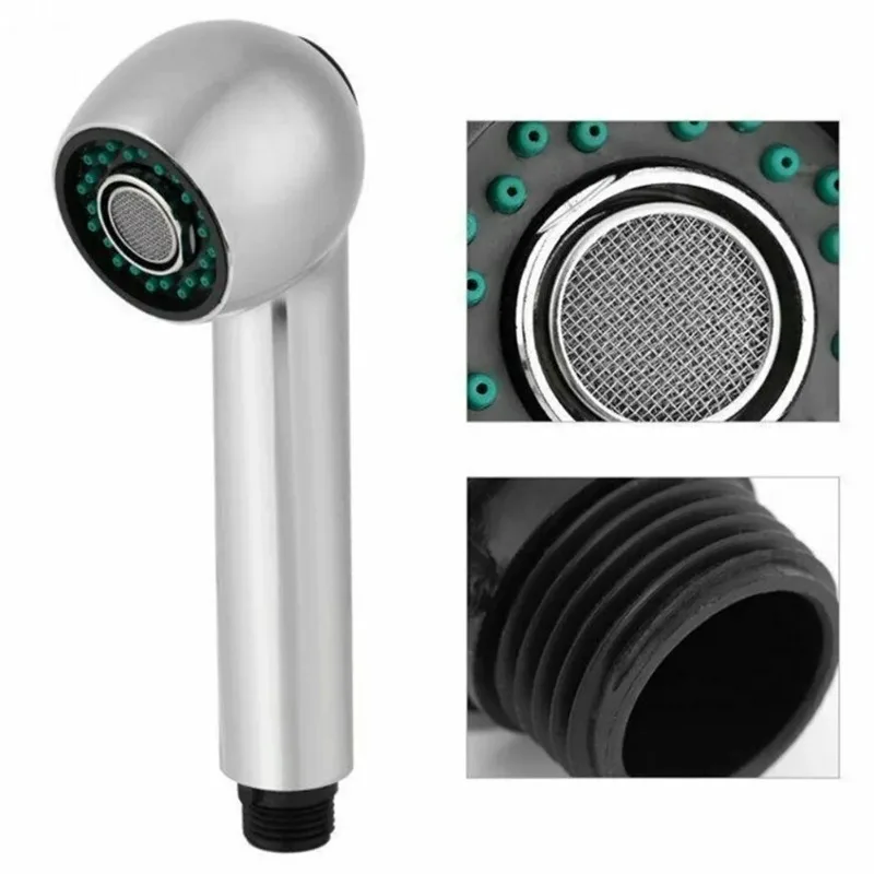 New 1*Spray Head 18*7cm 2 Function Replacement Pull Out Spray Shower Kitchen Mixer Tap Setting Spare 4