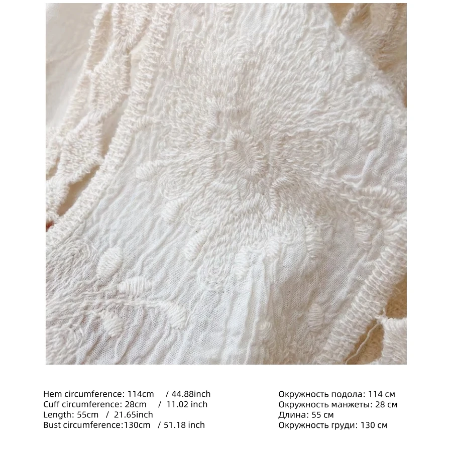 Youth Summer Beach Cotton Linen Embroidery Eyelet Hollow Out Open Stitch Cover-ups Ibiza Hippie Gypsy Boho Bohemian Top Swimwear 6