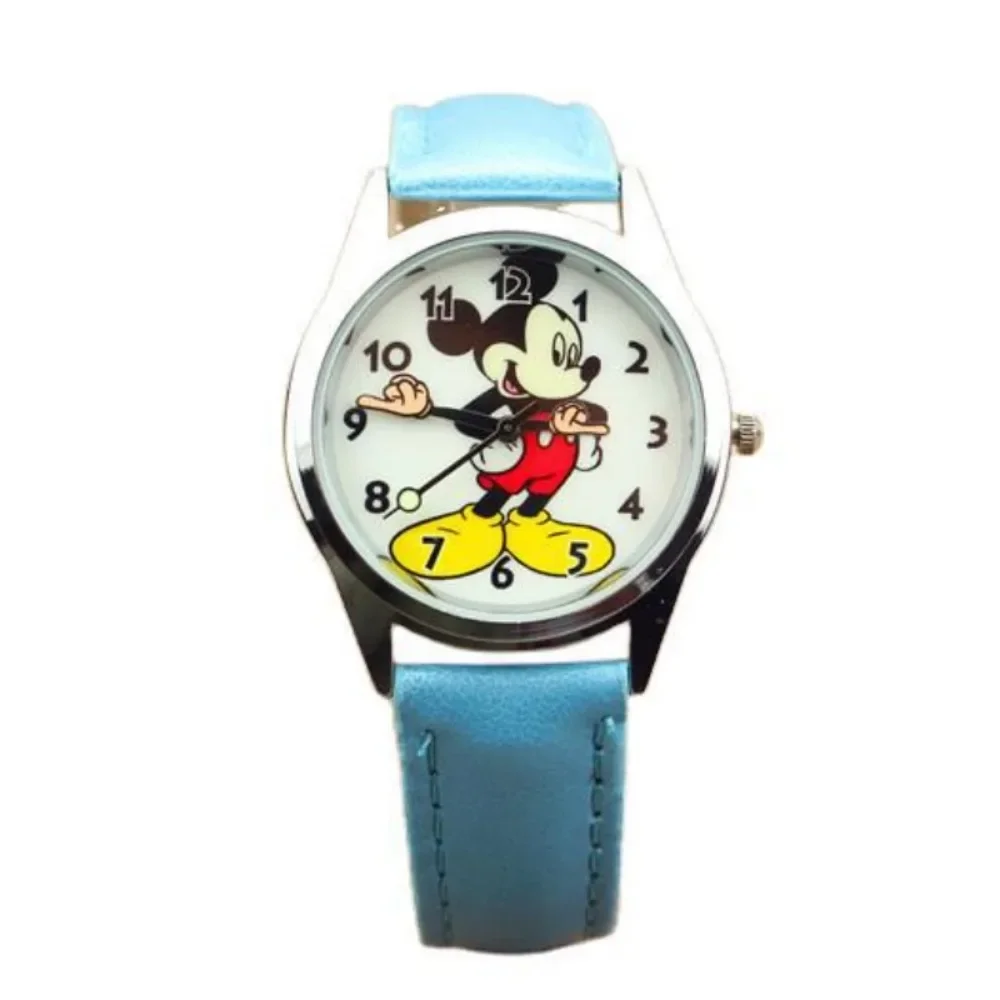 Disney Mickey Mouse Teen Adult Watches Vintage Articulating Hands Analog Quartz Watch for Women Men Teenager Fashion Wristwatch 5