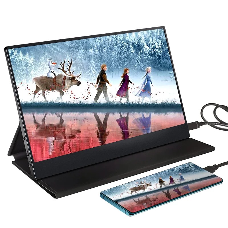 12.5 ġ IPS ޴  3840*2160  ȭ LCD  HDMI USB C ÷ PC Ʈ ġ X-BOX PS5/4 Ʈ 