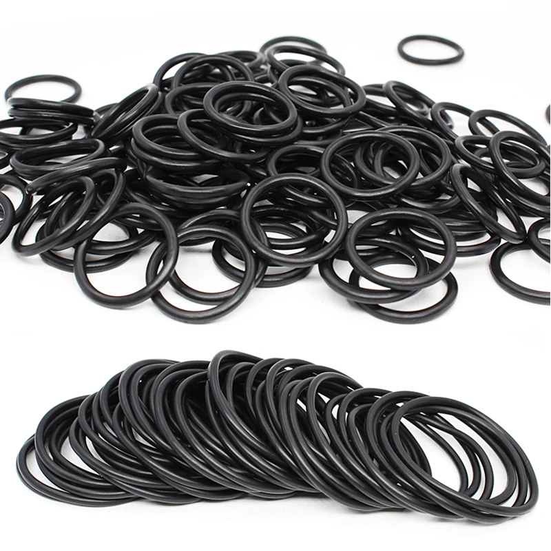 NBR/VMQ Automotive O-ring Corrosion-resistant Oil Seal Black Nitrile Rubber O-ring Gasket Silicone Ring CS 1.93.1mm 