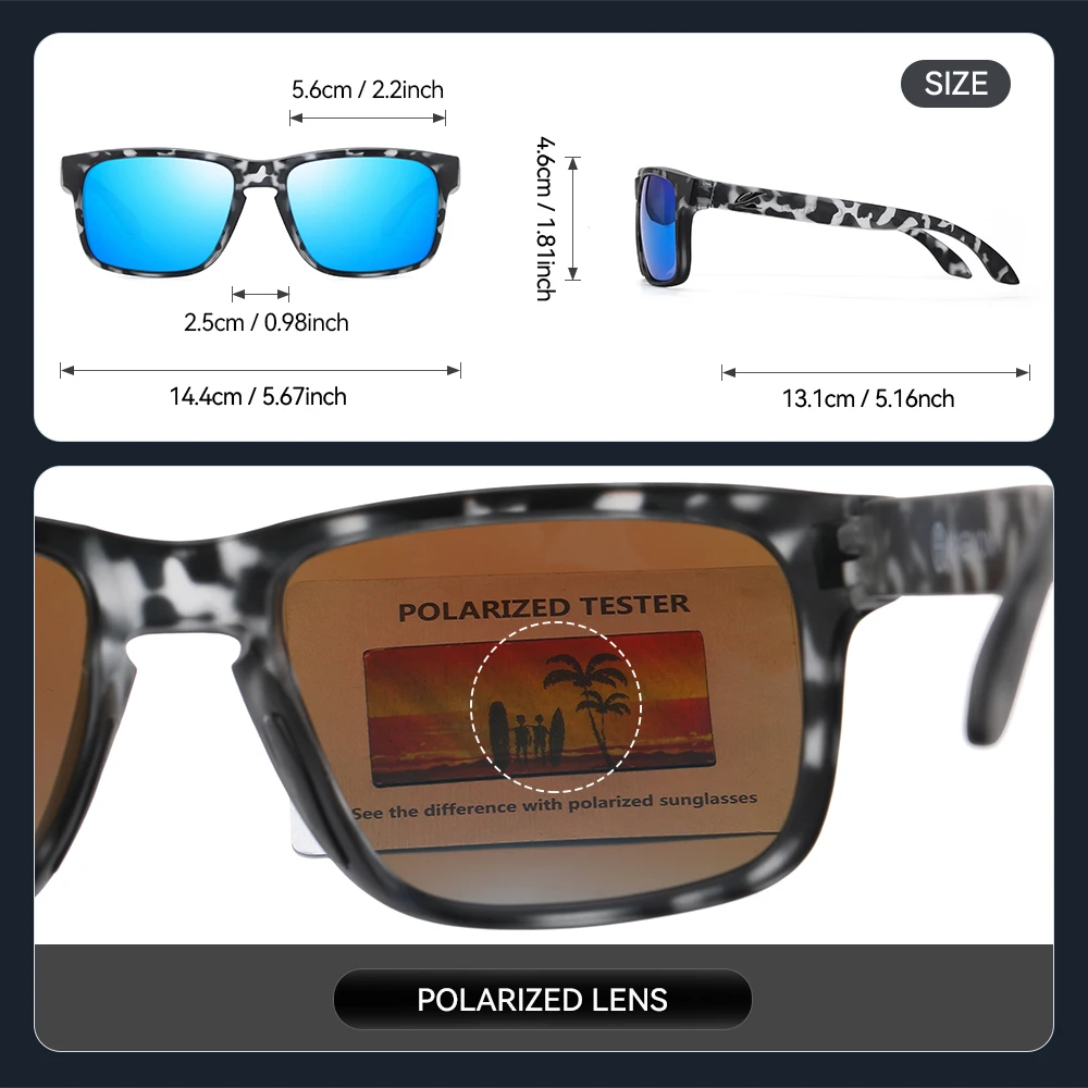 Kaenon Unisex Polarized Classic Photochromic Gray Sunglasses