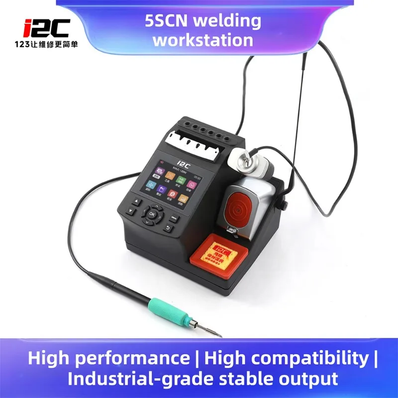 I2C 5SCN 210+245 200W 납땜 스테이션 PID 지능형 전력 조정 T210 T245 핸들 휴대폰 PCB 수리 도구 세트