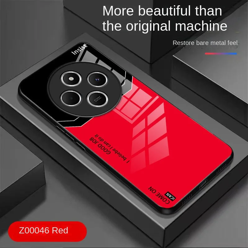 Fashion Hard Tempered Glass Gradient Protective Back Cover Case - Full Cover Shell