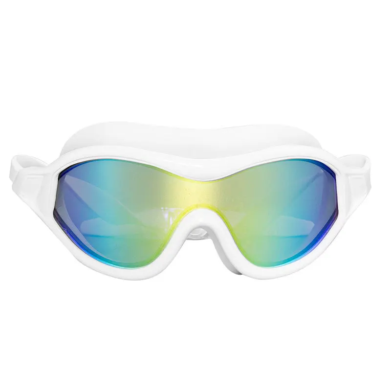 New Fashion Large Frame Swimming Goggles for Women Man HD Antifog Glasses Adult Manufacturer Direct Wholesale 4