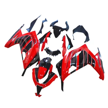 Injection Motorcycle Fairing Kit For KAWASAKI NINJA 300 EX300 2013-20147 EX 300 13 14 Bodywork Set Black Red EX-300 2013 2014