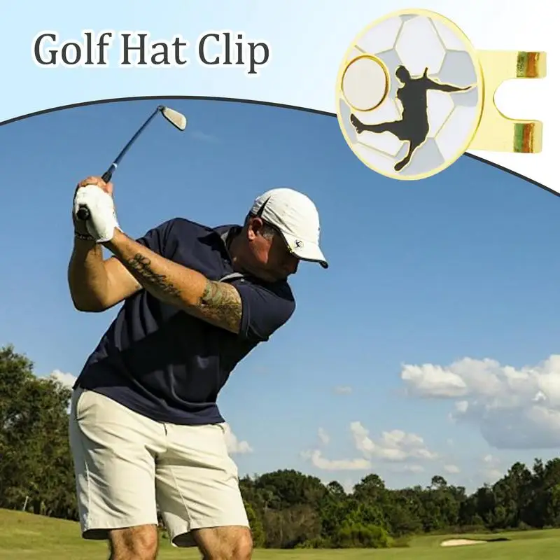 Golf Hat Clips Magnetic Hat Clips For Visors Belts Removable Ball Position Marker Portable Golf Putting Green Accessories For