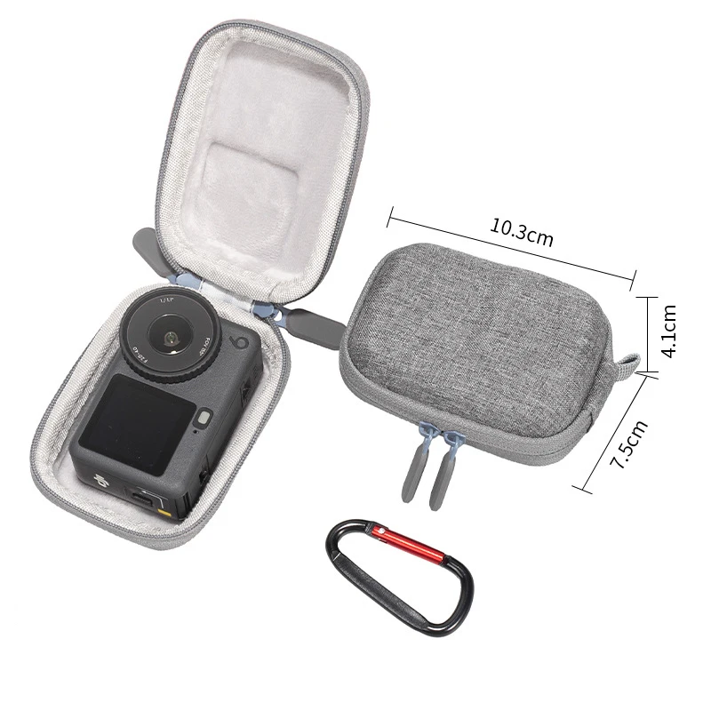 Su geçirmez Taşınabilir Mini Saklama Çantası Kılıfı Osmo Action 6 Taşıma Koruyucu Kutu Spor Kamera Kutusu Kılıf Aksesuarları