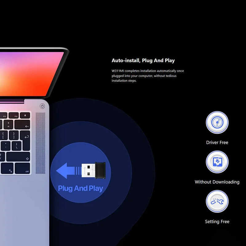 AX300 802.11ax 무선 WiFi 수신기 287Mbps WiFi 6 어댑터 2.4G WiFi 카드 Wifi6 USB 동글 PC 노트북 드라이버 무료
